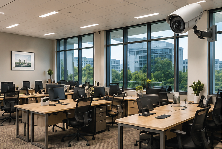 Commercial office CCTV